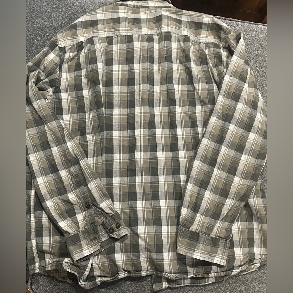 Carhartt Men’s Botton Down Plaid Relaxed Fit Long Sleeve Size 2X - Picture 6 of 6